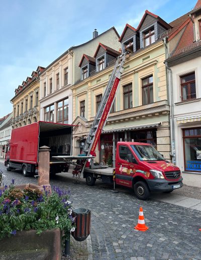 Liftfahrzeug im Einsatz
