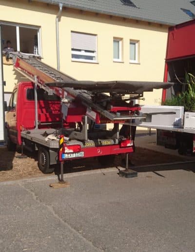 Liftfahrzeug im Einsatz