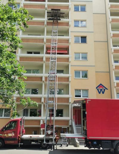 Liftfahrzeug im Einsatz