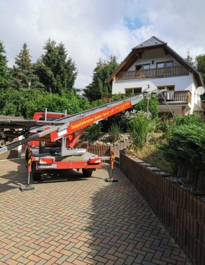 Liftfahrzeug im Einsatz